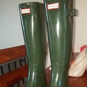 Hunter Tall Rain Boot - Hunter Green